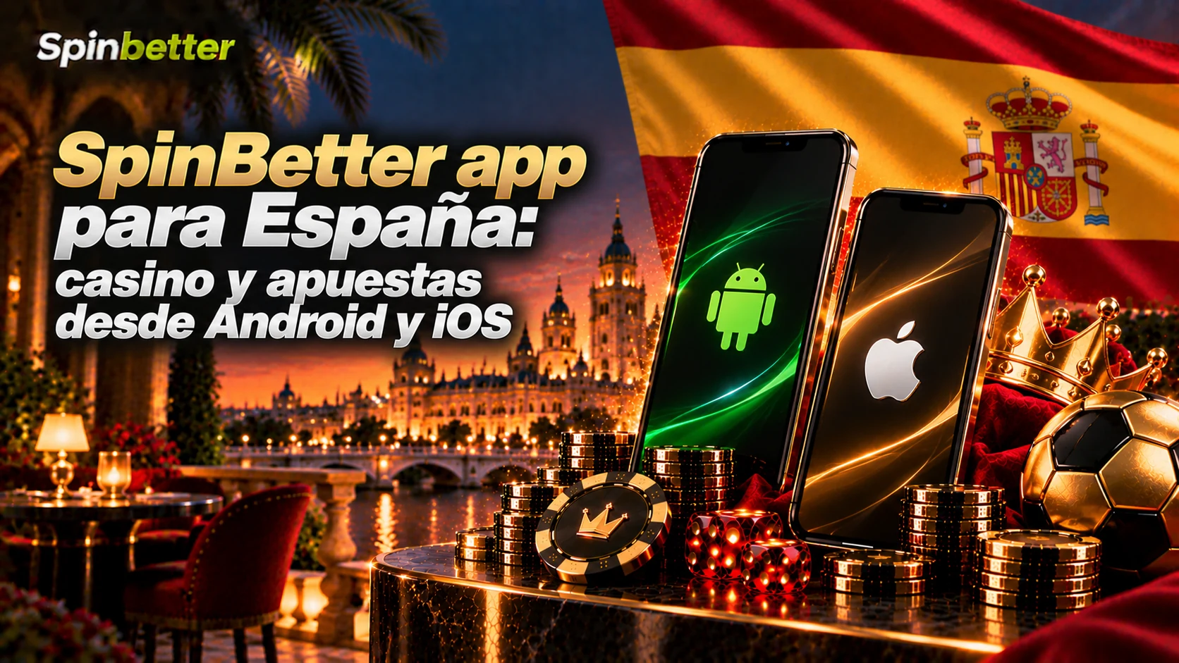 SpinBetter app para España: casino y apuestas desde Android y iOS